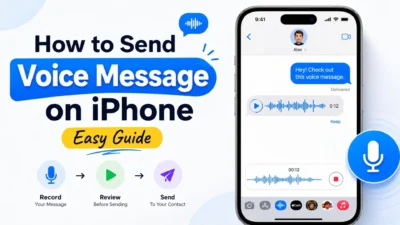 How to send voice message on iPhone with an easy step-by-step guide