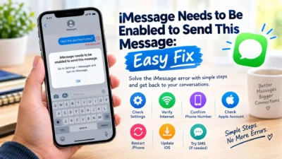 iMessage needs to be enabled error with simple iPhone messaging fixes
