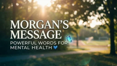 Morgan’s Message mental health awareness and supportive words for student-athletes