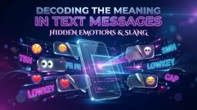 Meaning in text messages explained through texting slang, emotions, and digital communication