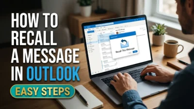 How to recall a message in Outlook with easy step-by-step instructions