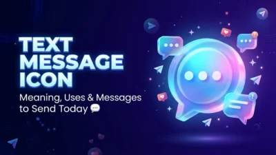 Text message icon representing texting, digital communication, and messaging